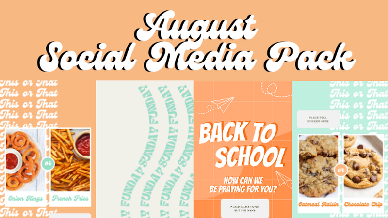 August Social Media Pack